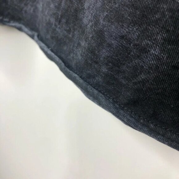 Harley Davidson Women Tee L Black Acid Wash Graphic Logo New Hampshire - Picture 7 of 9